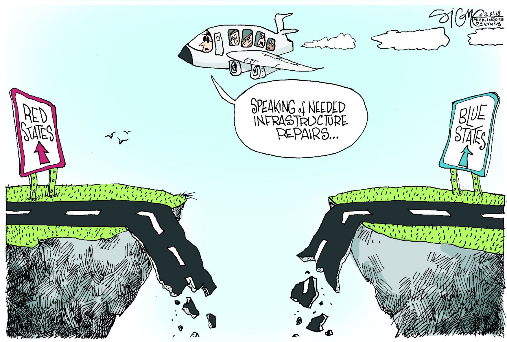 Signe Wilkinson cartoon